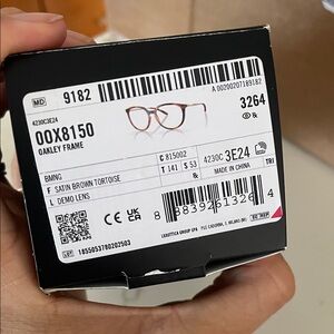 Oakley Satin Brown Tortoise Eyeglass Frame - Brown